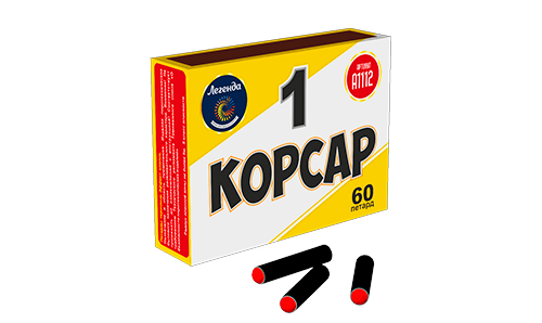  Петарды Корсар 1 в пленке  в Строителе